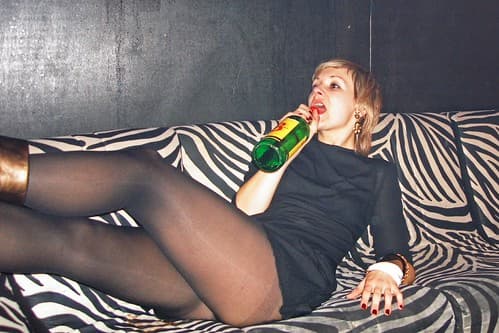 drinking at the speakeasy