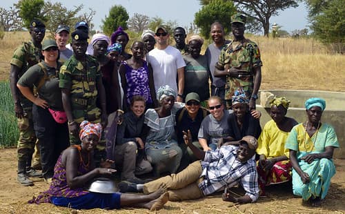 Flintlock Participants Help Women in Coastal Village