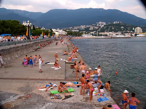 Boardwalk at Yalta Ukraine