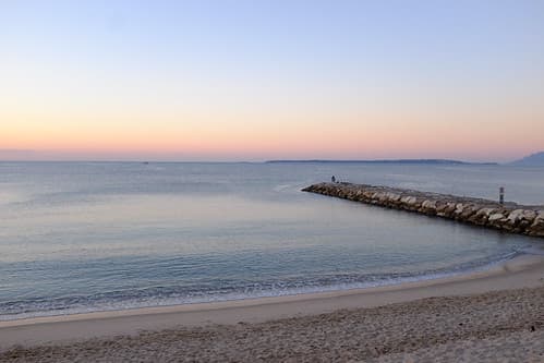 December in Juan-les-Pins, France