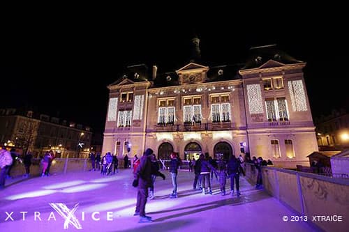 Synthetic ice rink in France