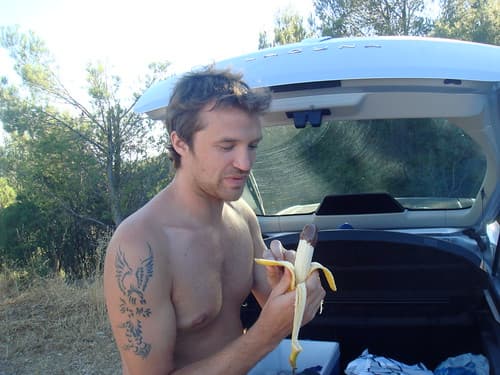 Rock climbing in France, 2008