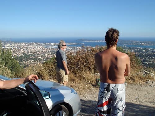 Rock climbing in France, 2008