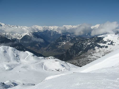 Skiing in Verbier