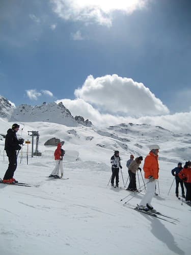 Skifahren Silvaplana 2009