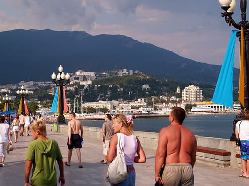 Boardwalk at Yalta Ukraine