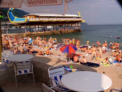 Boardwalk at Yalta Ukraine