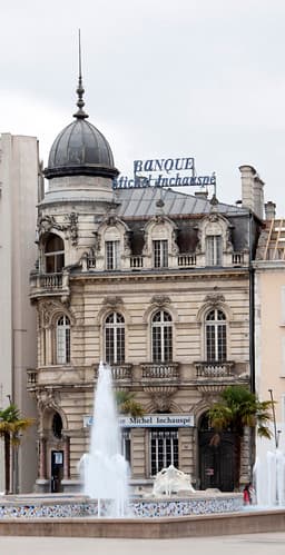 Typical French Bank Building Pau
