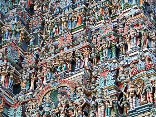 Le temple de Meenakshi (Madurai, Inde)