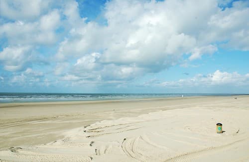 Maree basse a Fort Mahon,Somme-France