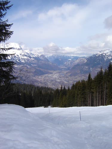 Snow on the skyline