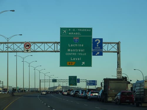 Junction with Autoroute 13, Autoroute 40, Montreal, Quebec