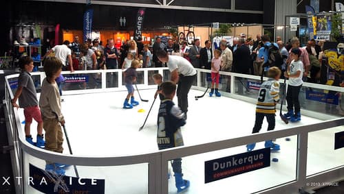 Synthetic ice rink in Dunkerque (France)