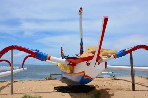 Fisher boats at Sanur beach (Bali, Indonesia 2016)