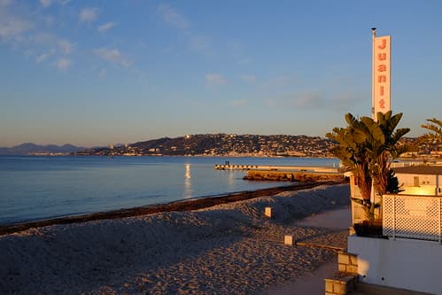 December in Juan-les-Pins, France