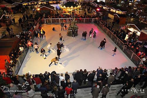 Xtraice christmas rink in France