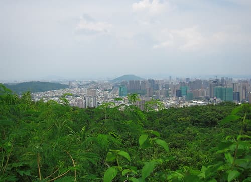 Kaohsiung skyline from Monkey Mountain