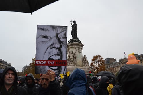 Trump not welcome in France