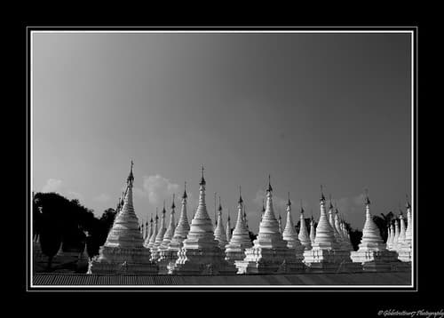 Kuthodaw Temple- Mandalay- Myanmar ex Birmanie- Burma