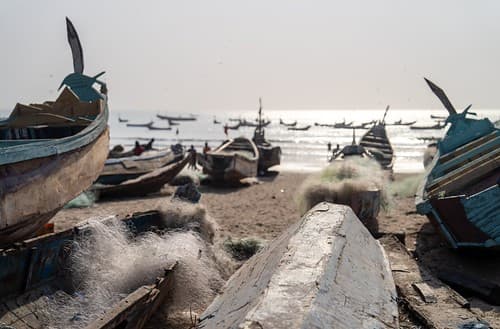 Fishing culture at Cap Skirring, Senegal