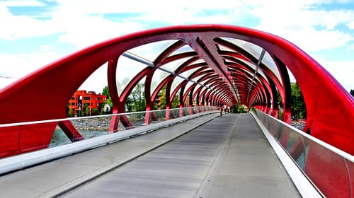 Peace Bridge  Calgary. Canada.