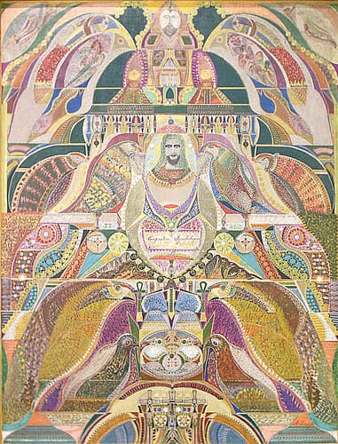 "Composition symbolique", Aughustin Lesage, 1928.