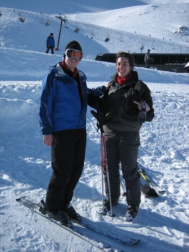 Amy and Greg at Mt. Hutt