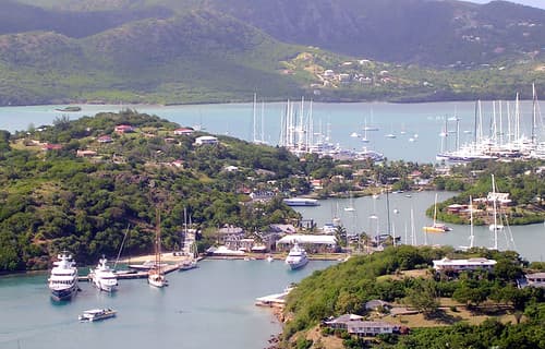 Nelson's Dockyard from Shirley Heights (3)