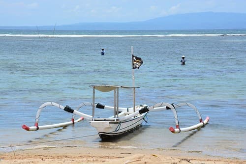 Fisher boats at Sanur beach (Bali, Indonesia 2016)