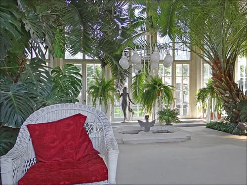 Le jardin d'hiver du manoir de Palmse (Estonie)