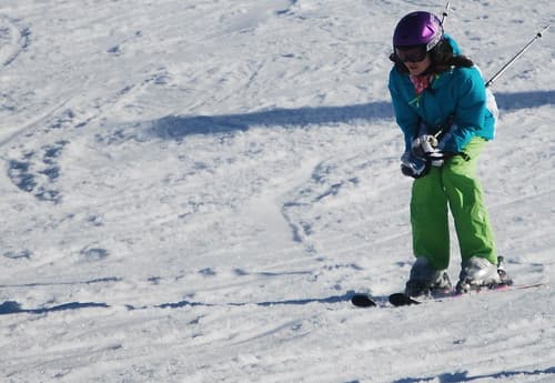 Esquiando con velocidad en Formigal