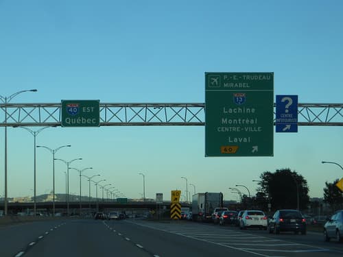 Junction with Autoroute 13, Autoroute 40, Montreal, Quebec
