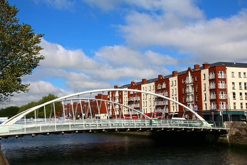 Le long de la Liffey à Dublin 5