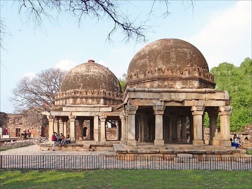 Le site d'Hauz Khas (Delhi, Inde)