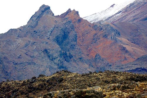 Whakapapa Ski field Area in Summer