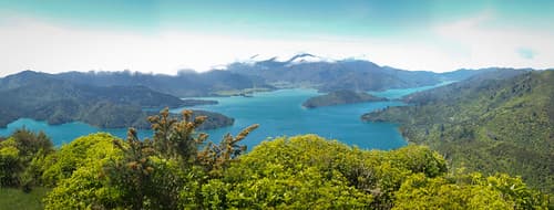 Panorama te Mahia Queen Charlotte - NZ
