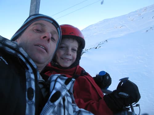 Happy Father and Son