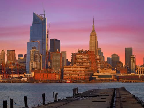 Empire State Building across the Hudson