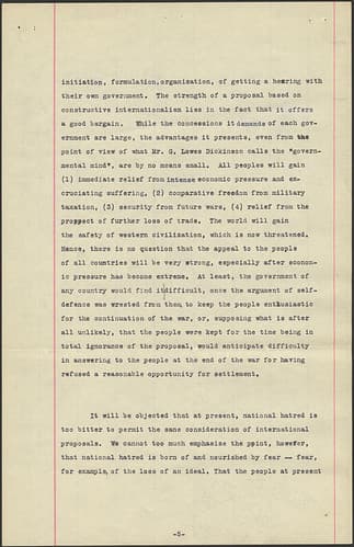 Continuous Mediation Without Armistice. Page 5 / Page 5 de la brochure intitulée « Continuous Mediation Without Armistice »