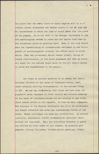 Continuous Mediation Without Armistice. Page 12 / Page 12 de la brochure intitulée « Continuous Mediation Without Armistice »