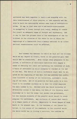 Continuous Mediation Without Armistice. Page 10 / Page 10 de la brochure intitulée « Continuous Mediation Without Armistice »