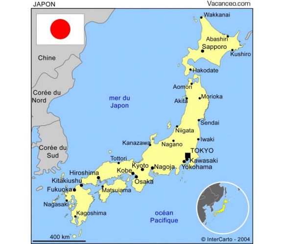 Carte Japon