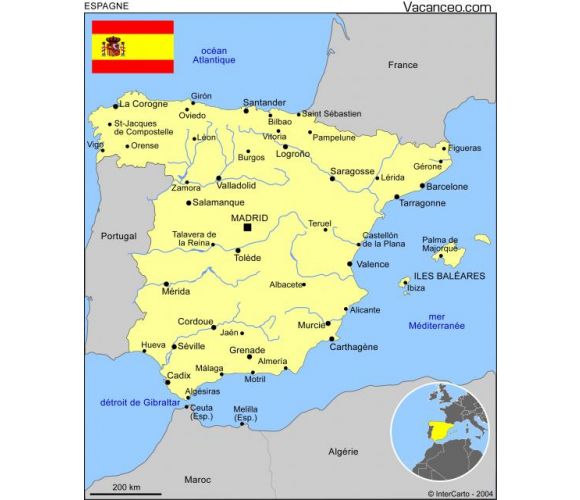 jerez de la frontera carte espagne