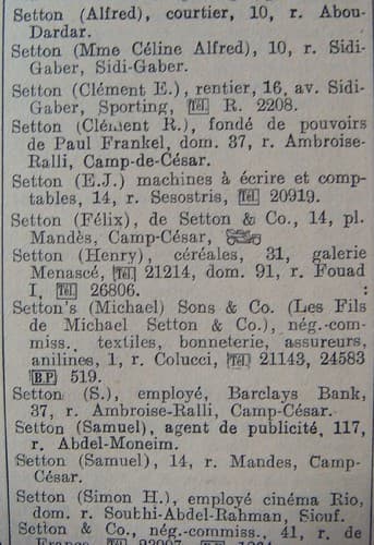 Setton (Alexandrie)