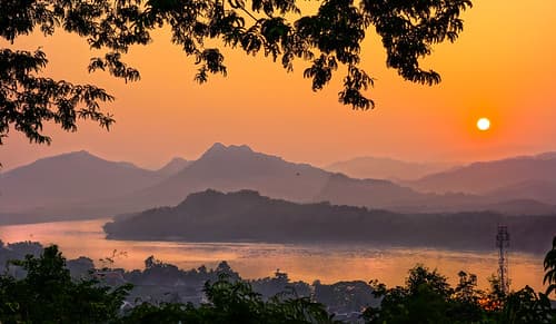 Dragonfly Over the Mighty Mekong