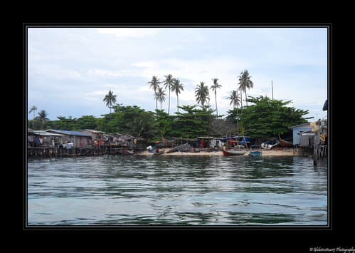 Bajau Village- Pulau Mabul- Sabah- Bornéo- Malaisie- Malaysia