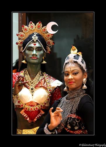 Hindu dancer- Sri Mahamariamman Temple- Kuala Lumpur- Malaisie- Malaysia