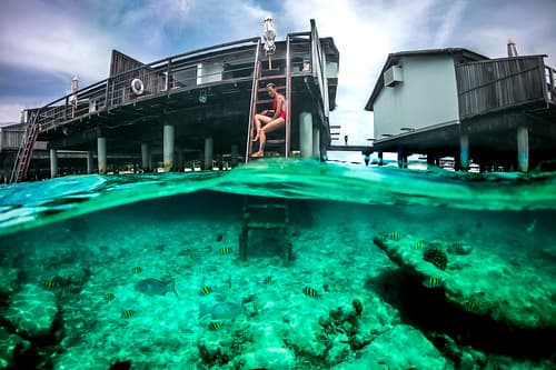 Two Worlds - Maldives - Travel photography