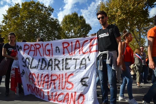 Rassemblement Aquarius - SOS Méditerranée