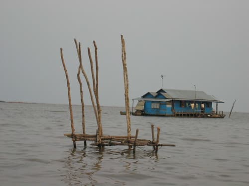 CAMBODGE - Siem Reap - Village flottant - paysage